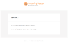 Tablet Screenshot of investingbetter.com